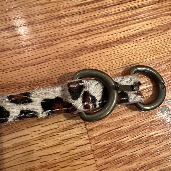 Sam Edelman patent leather and quilted leopard ballet flats with belt - Picture 11 of 12